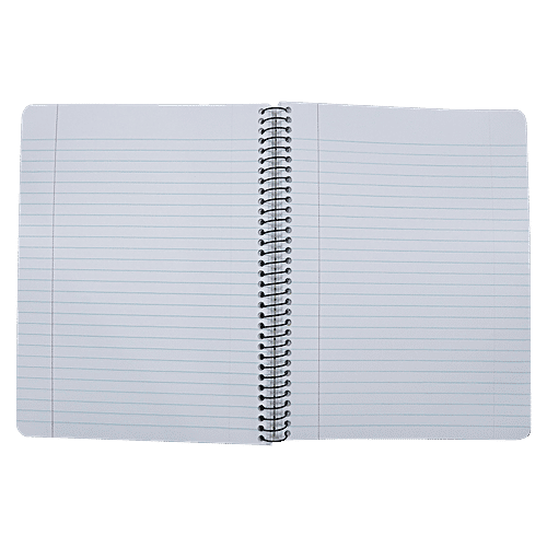 Navneet Youva Notebook - Ruled, Single Line, Spiral Bound, A4, 300 Pages, 6 Subjects, 1 pc  