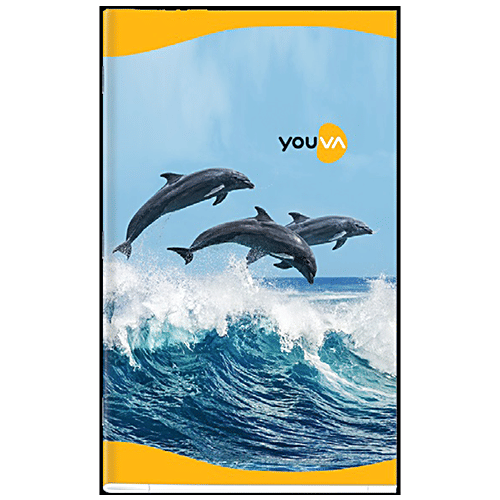 Navneet Youva Notebook - Ruled, Single Line, 92 Pages Each, 31 cm x 19 cm, 3 pcs  