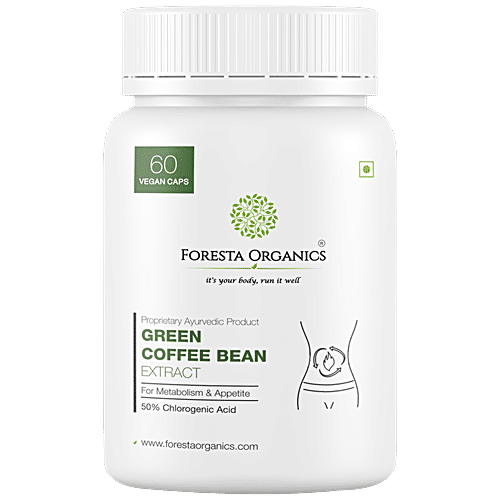 Buy Foresta Organics Green Coffee Bean Extract With Finest 50 Chlorogenic Acid CGA Online at