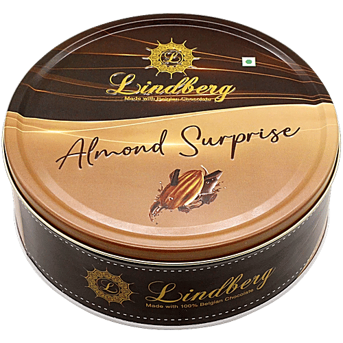 Lindberg Almond Surprise - Truffle Chocolates, 200 g (16 pcs x 12.5 g each) Zero Trans Fat
