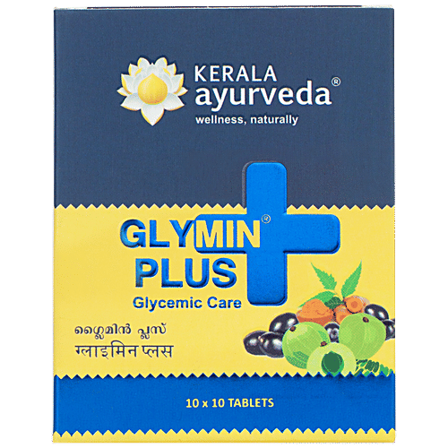 Buy Kerala Ayurveda Glymin Plus 100 Tablets For Managing Blood Sugar