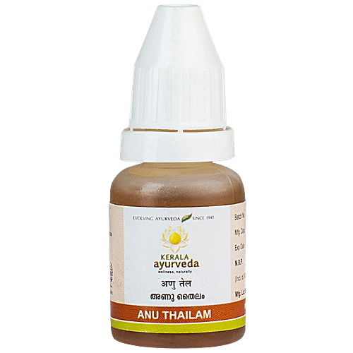 Buy Kerala Ayurveda Anu Thailam 10ml For Nasya Nasal Oil for