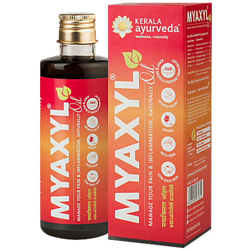 Buy Kerala Ayurveda Myaxyl oil 200ml With Nandivriksha, Devadaru