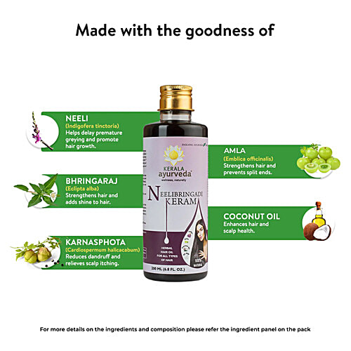 Kerala Ayurveda Neelibringadi Keram, 200 ml