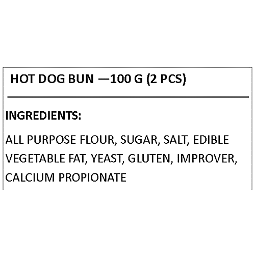 Buy 180 Degree Oven Hot Dog Bun Online at Best Price of Rs 40 bigbasket