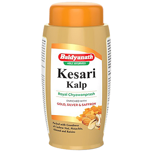 Baidyanath Nagpur Kesari Shakti Kalp Chyawanprash - Immunity Booster With Gold, Silver & Saffron, 500 g  