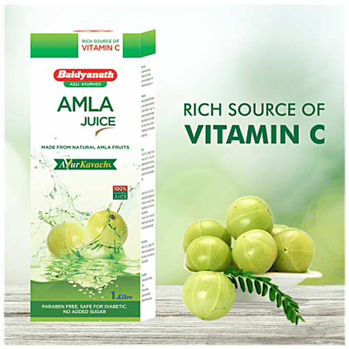 Buy Baidyanath Amla Juice Vitamin C Rich Natural Immunity Booster