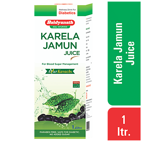 Buy Baidyanath Karela Jamun Juice For Diabetes Maintenance Online at