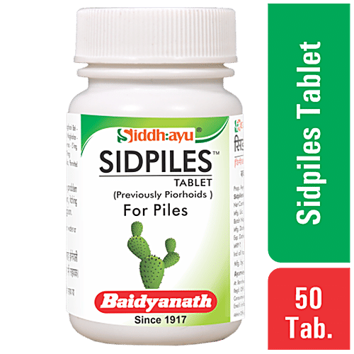 Buy Baidyanath Nagpur Sidpiles Tablets For Relief From Piles Online