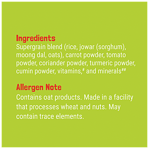 Slurrp Farm Instant Moong Dal Khichdi, No Sugar, No Salt, No Milk, Easy To Digest, 200 g  