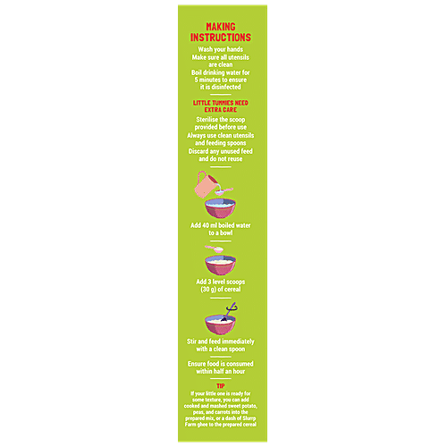 Slurrp Farm Instant Moong Dal Khichdi, No Sugar, No Salt, No Milk, Easy To Digest, 200 g  