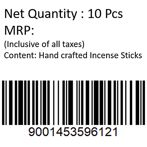 Arham Jasmine Agarbatti, 10 pcs  Hand Crafted