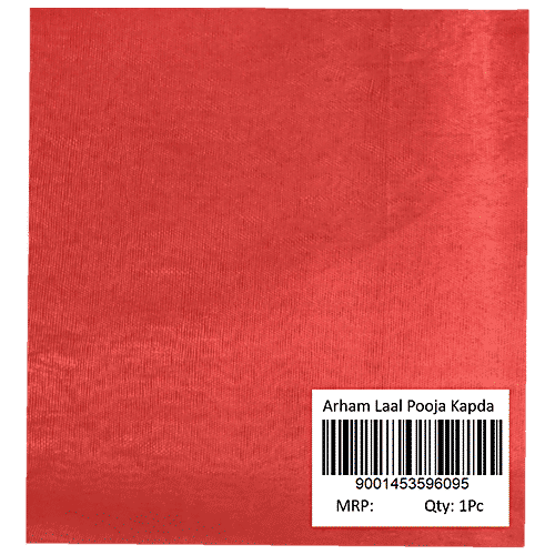 Arham Lal Pooja Chowki Kapda, 30 g  