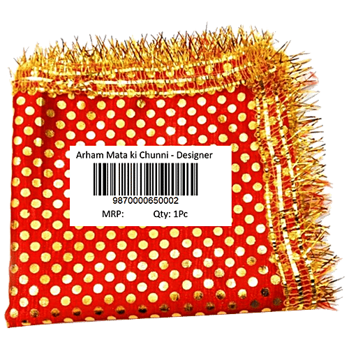 Arham Mata Ki Chunni - Designer, 25 g  Designer Cloth