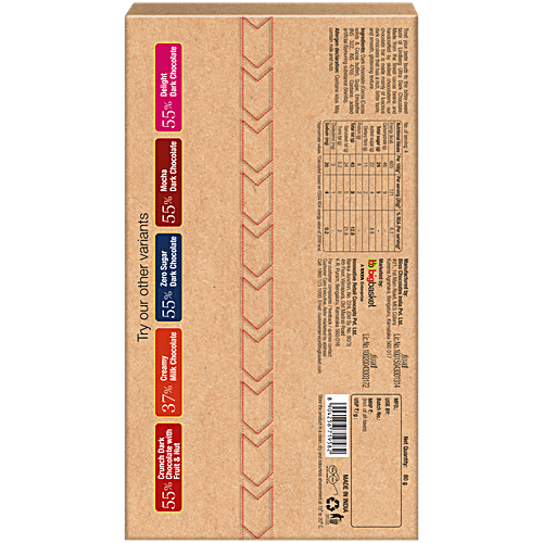 Lindberg Ultra Dark Real Chocolate Bar - 70% Cocoa, 80 g