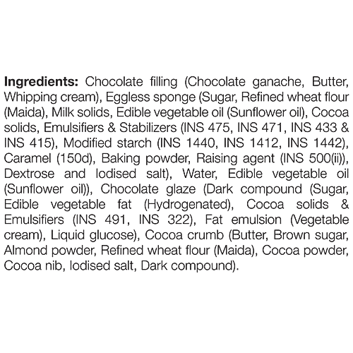 fresho! Signature Belgium Chocolate Truffle Cake, 400 g  