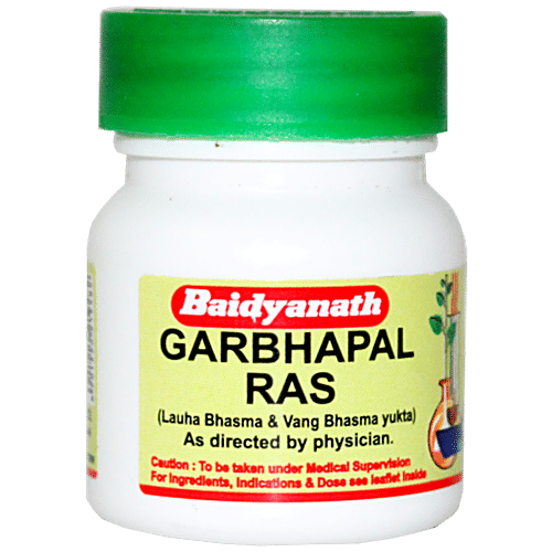 Buy Baidyanath Nagpur Garbha Chintamani Ras Women's Wellness Tablets
