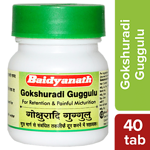 Buy Baidyanath Nagpur Gokshuradi Guggulu For Urinary Tract Related