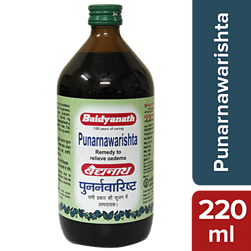 Baidyanath Punarnawarist - Oedema Relief Syrup, 220 ml