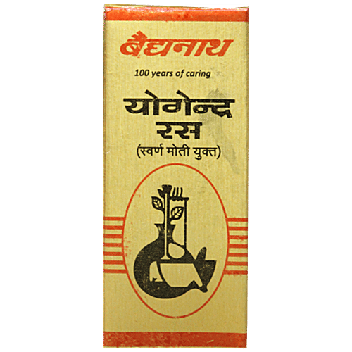 Buy Baidyanath Nagpur Yogendra Ras Gold Fortified Tablets Online at