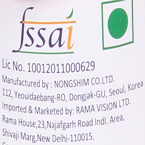 NONGSHIM Kimchi Ramyun cup Noodles, 75 g Chewy and soft noodles
Essential nutrients
Non added preservative