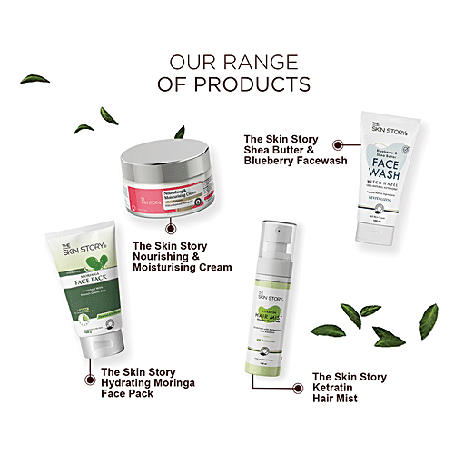 The Skin Story Moringa Face Gentle Scrub - Deep Cleansing Exfoliator, 100 g  