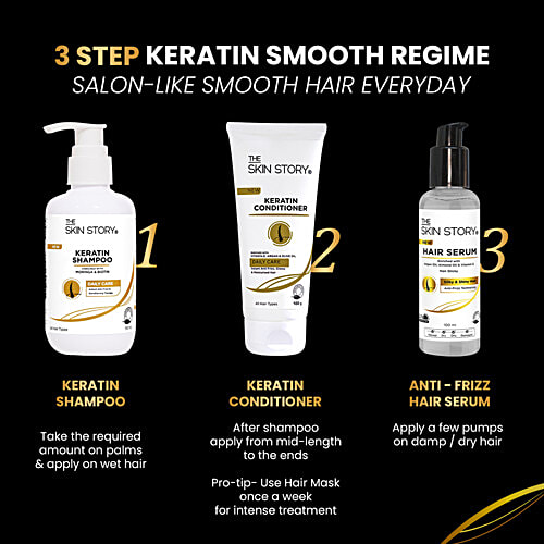 The Skin Story Keratin Conditioner - Instant Anti-Frizz, 100 g