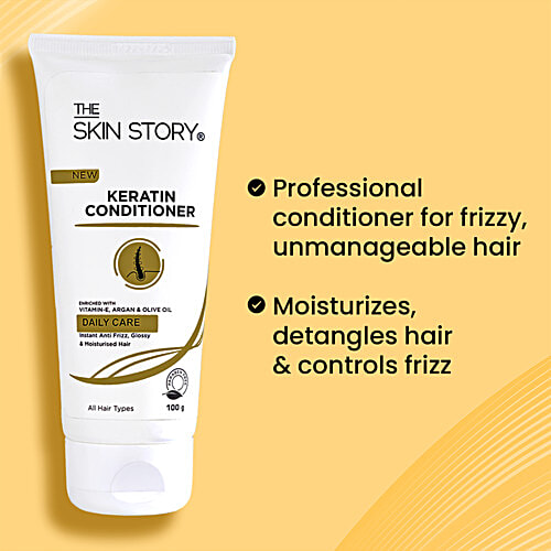 The Skin Story Keratin Conditioner - Instant Anti-Frizz, 100 g