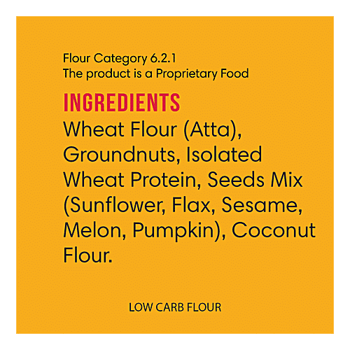 LO! Low Carb Flour - Keto Friendly, High In Fibre & Protein, 500 g Pouch 