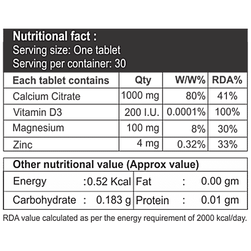 Bionova Caltoday Tablets - Optimum Bone Support, 30 pcs  