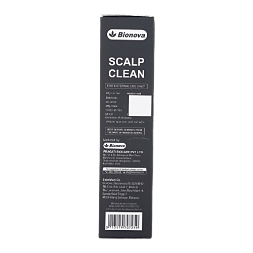 Bionova Dry & Itchy Scalp Cleanser - For Dandruff, Flaking, 100 ml  