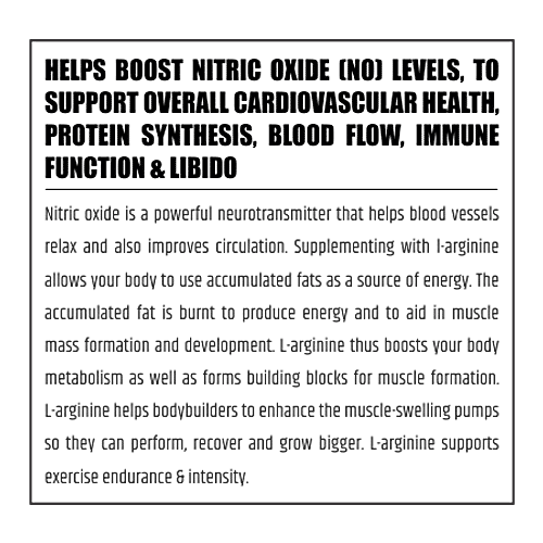 BTN Sports Pure & Raw L-Arginine - 50 Servings, 300 g  