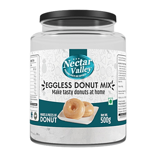 Nectar Valley Eggless Donut Mix, 500 g  