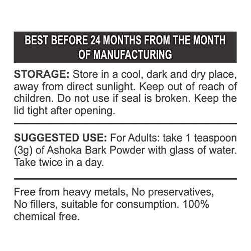 Nectar Valley Ashoka Bark Powder, 250 g  