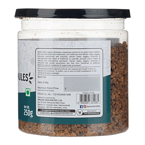 Nectar Valley Jaggery/Bella Granules, 250 g  
