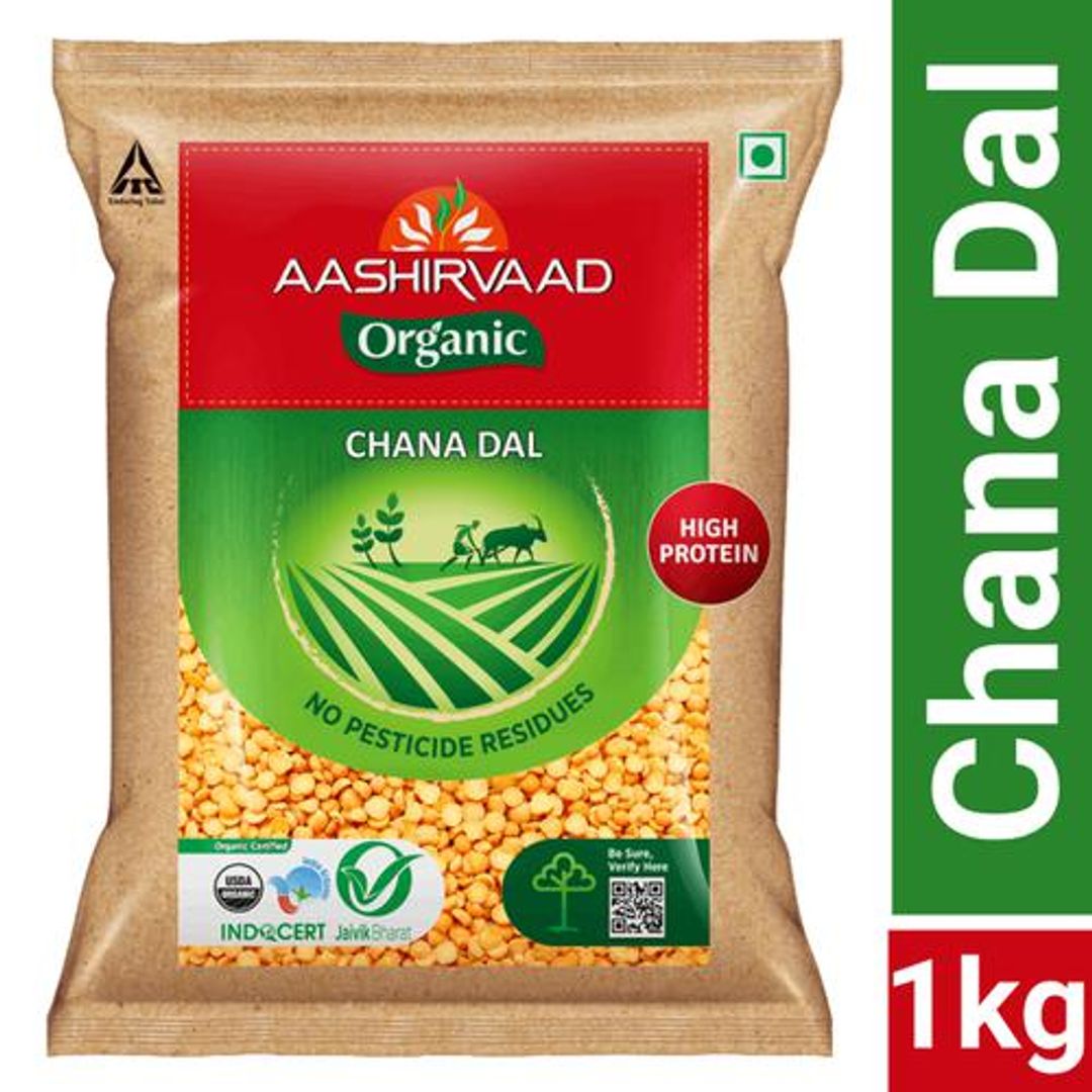 Aashirvaad Organic Chana Dal, 1 kg 
