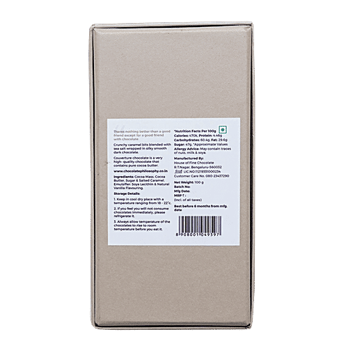 Chocolate Philosophy Salted Caramel, 100 g  