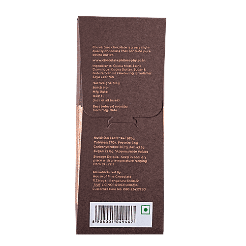 Chocolate Philosophy Saint Domingue, 30 g  