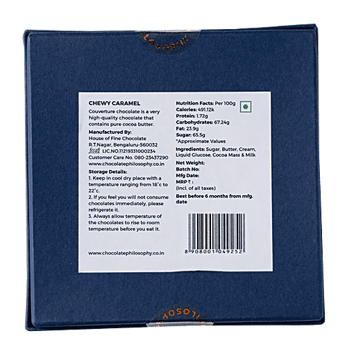 Chocolate Philosophy Chewy Caramel, 150 g  