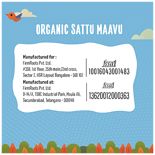 Timios Porridge - Organic Sattu Maavu, For Babies 10+ Months, 200 g  Rich in Protein, No Added Preservatives