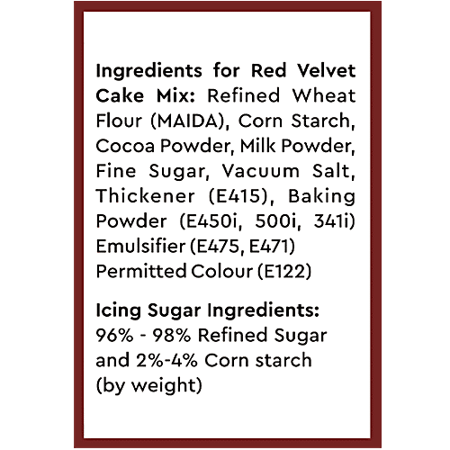 American Pancake Co. Red Velvet Cake Mix, 500 g  