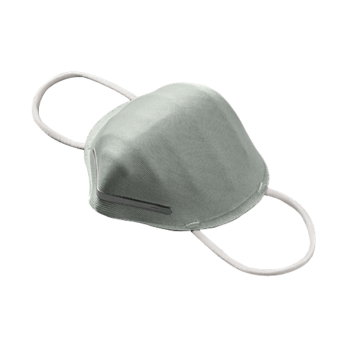Amante Face Mask - Ultra-Light Contoured Fit, Large, Aqua Grey, 1 pc  