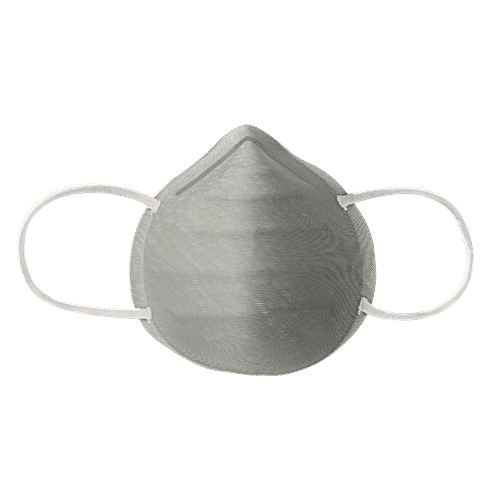 Amante Face Mask - Ultra-Light Contoured Fit, Small, Aqua Grey, 1 pc  