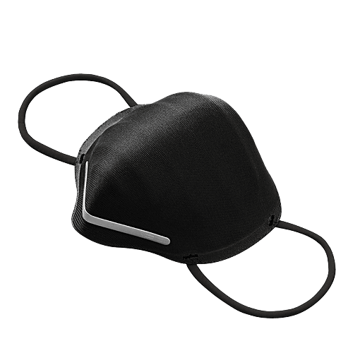 Amante Face Mask - Ultra-Light Contoured Fit, Small, Black, 1 pc  