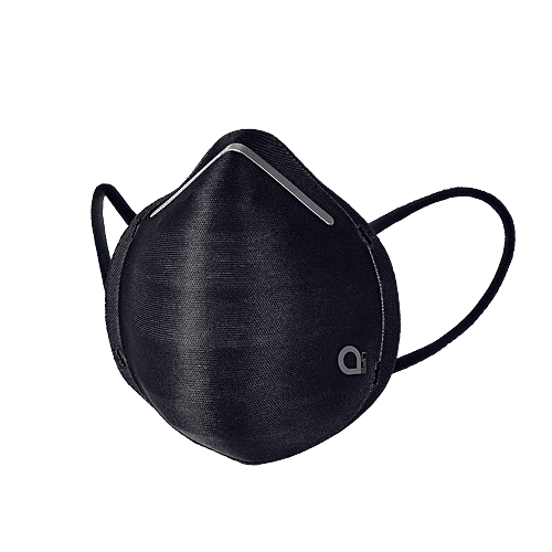 Amante Face Mask - Ultra-Light Contoured Fit, Small, Black, 1 pc  
