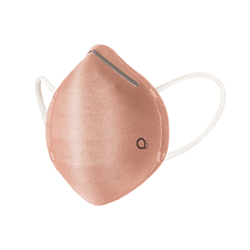 Amante Face Mask - Ultra-Light Contoured Fit, Medium, Chalk Rose, 1 pc  