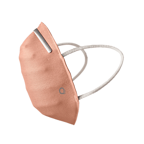 Amante Face Mask - Ultra-Light Contoured Fit, Small, Chalk Rose, 1 pc  