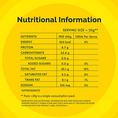 Lay's Classic Salted Potato Chips, 67 g Crunchy Chips & Snacks