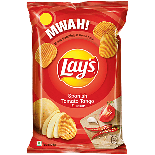 Lay's Spanish Tomato Tango Flavour Potato Chips, 67 g