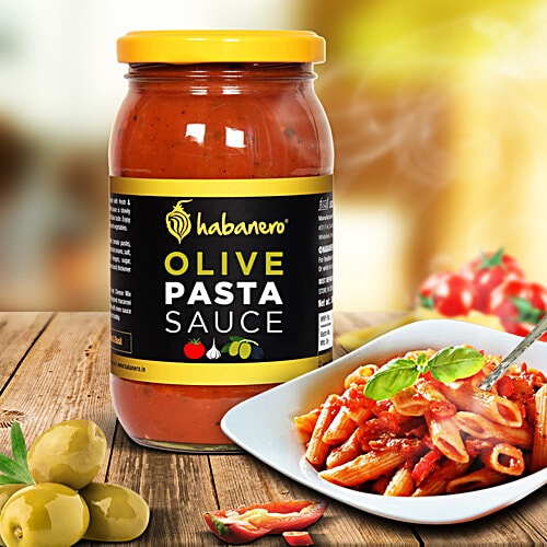 Habanero Olive Pasta Sauce, 385 g Zero Trans Fat